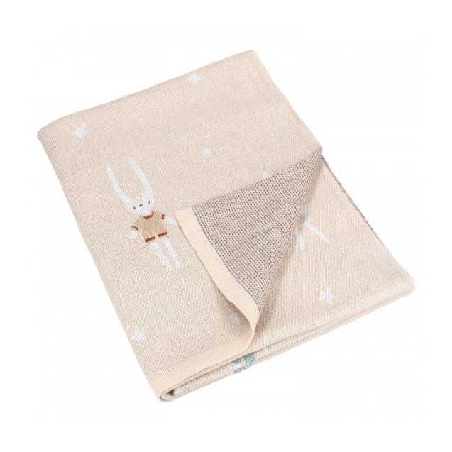 Κουβερτα Ζακαρ 80Χ100 Κουνελι 100% Cotton Vadobag