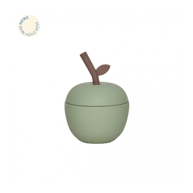 Ποτηράκι Σιλικόνης Μήλο Μεντα Ουου