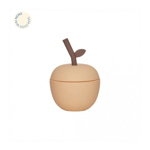 Ποτηράκι Σιλικόνης Ροδακινί Μεντα Ουου