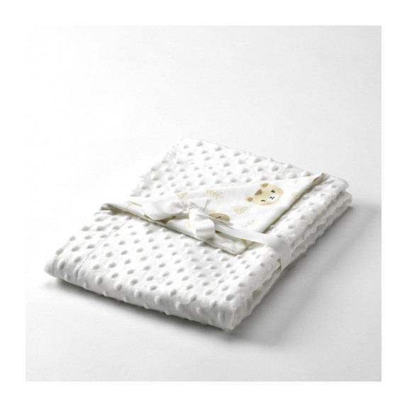 Κουβέρτα  Mora Dubidu 80Χ110 Μπεζ 100% Polyester