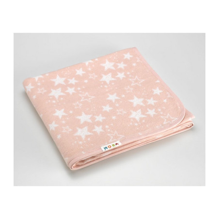 Κουβέρτα Mora Ecology 80Χ110 Ροζ 65% Βαμβακι & 35% Ανακυκλωμένο Πολυέστερ