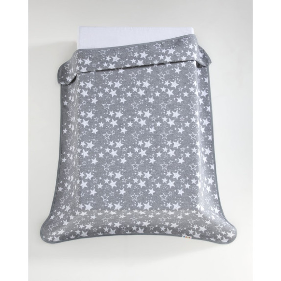 Κουβέρτα Mora Ecology 80Χ110 Γκρι 65% Βαμβακι & 35%...