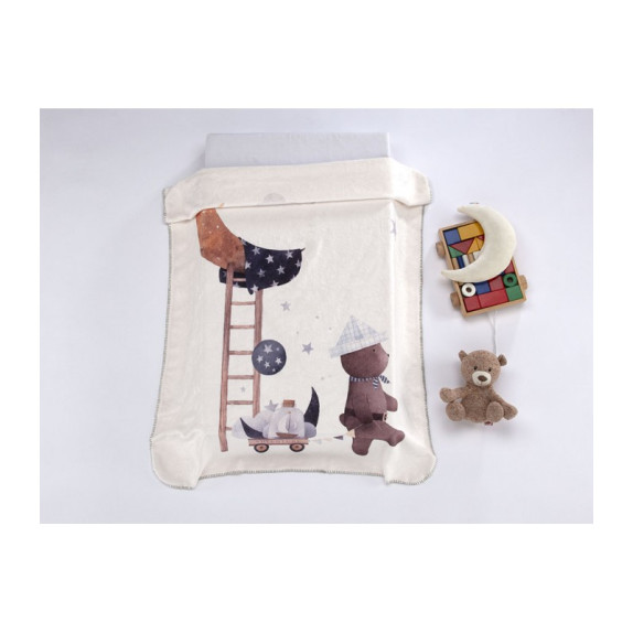 Κουβερτα Mora  Lumpy 100X140 100 Μπεζ Σκαλα 100% Pol