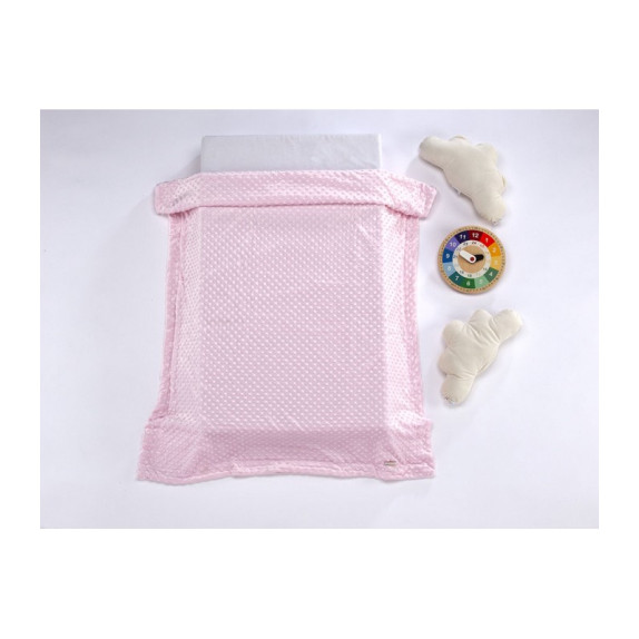 Κουβερτα Mora  Lara 110Χ140 Ροζ  100%Pol