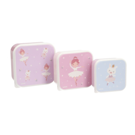 Σετ 3 Φαγητοδοχείων Ballet Από Την Tutete