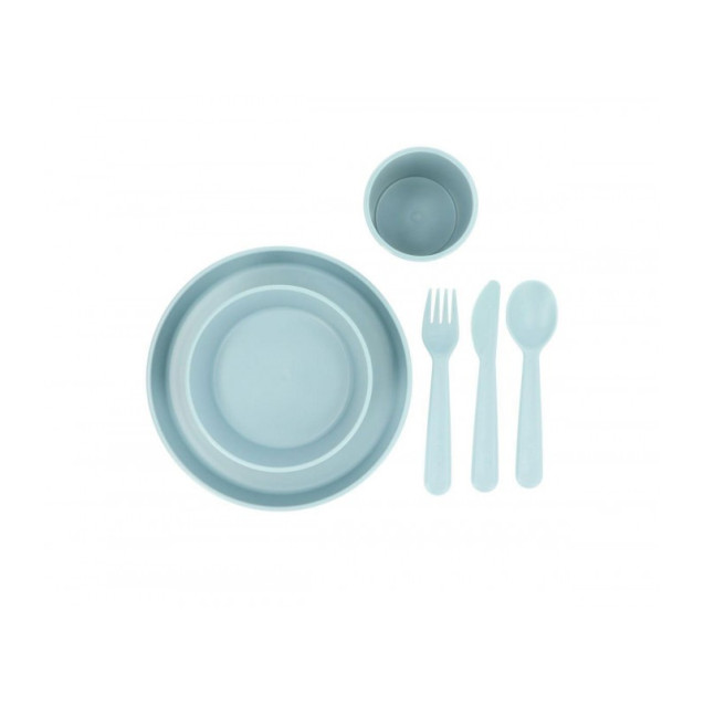 Σετ Φαγητού 6 Τεμαχών Pp Γαλάζιο Της Tutete