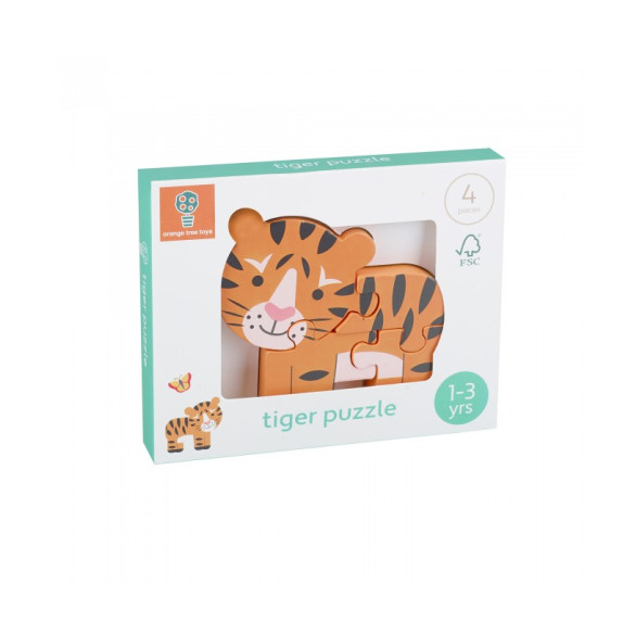 Μινι Παζλ Τιγρης Orange Tree Toys