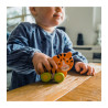 Tίγρης Push & Pull Orange Tree Toys