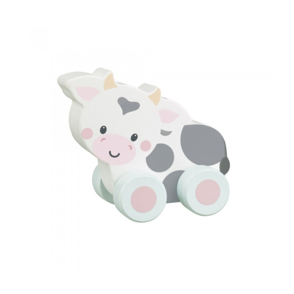 Αγελαδίτσα Push & Pull Orange Tree Toys