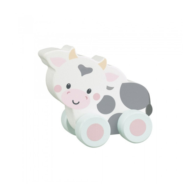 Αγελαδίτσα Push & Pull Orange Tree Toys