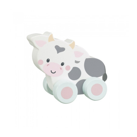 Αγελαδίτσα Push & Pull Orange Tree Toys