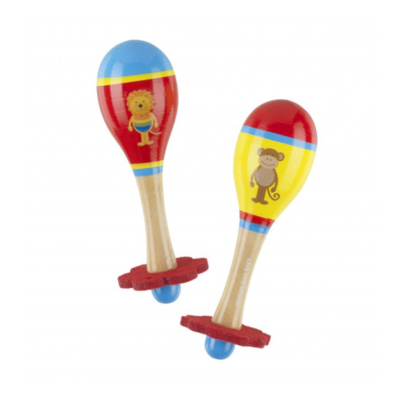 Μαράκες Σετ Λιοντάρι & Μαιμού Orange Tree Toys