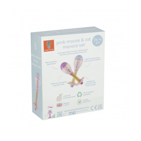 Μαράκες Σετ Ποντίκι & Μαιμού Orange Tree Toys