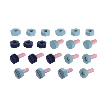 Βιδες - Παξιμάδια Ξύλινα Mama Memo