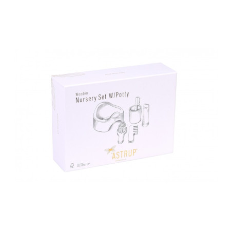 Σετ Περιποίησης Μωρού Ξύλινο Mama Memo