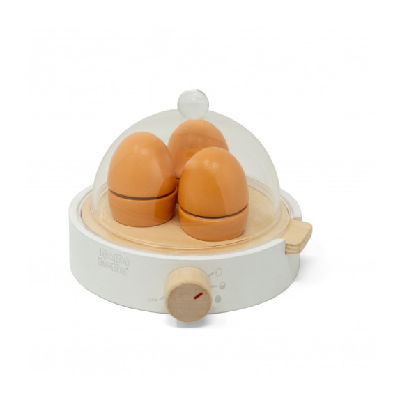 Βραστήρας Αυγών Ξύλινος Άσπρος  Mama Memo