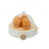 Βραστήρας Αυγών Ξύλινος Άσπρος  Mama Memo