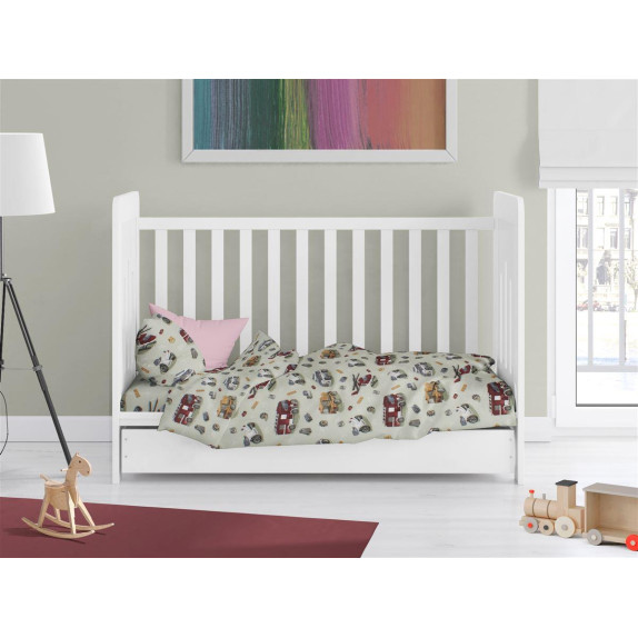 Παπλωματοθήκη Κούνιας Dimcol Toys 47 120X160 Olive