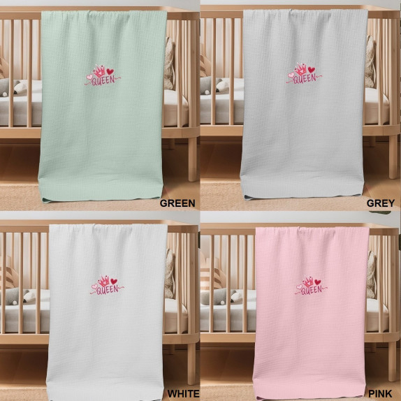 Κουβερτα Πικε Αγκαλιας 80X110 Adam Home Queen - Pink