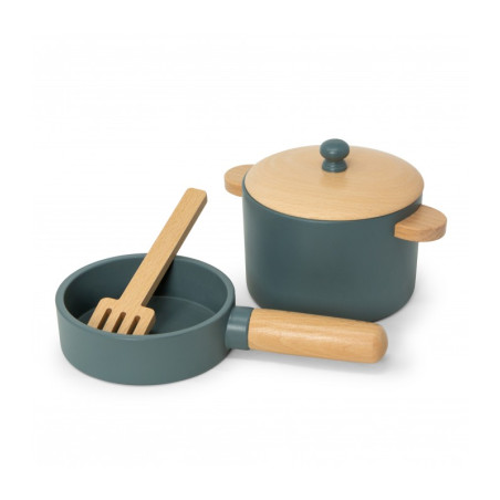Σετ Κατσαρόλας Και Τηγάνι Ξύλινο Mama Memo