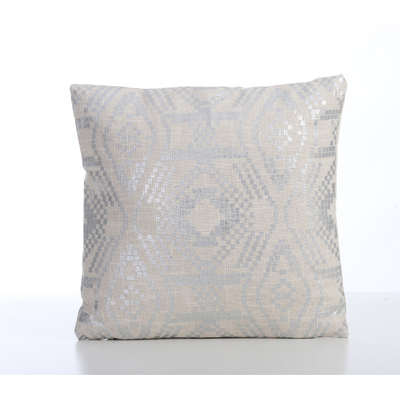 Διακοσμητικό Μαξιλάρι Nef-Nef Glam Silver 45x45