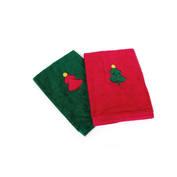 Χριστουγεννιάτικο Σετ Πετσέτες 2 τεμ Dimcol Christmas...