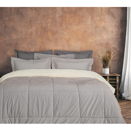 Κουβερτοπάπλωμα Υπέρδιπλο με Sherpa Das Home 1174 220x240