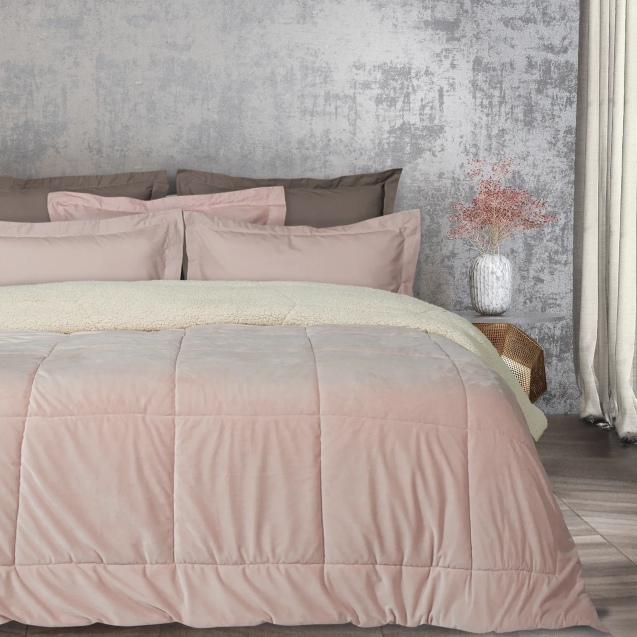 Κουβερτοπάπλωμα Υπέρδιπλο με Sherpa Das Home...