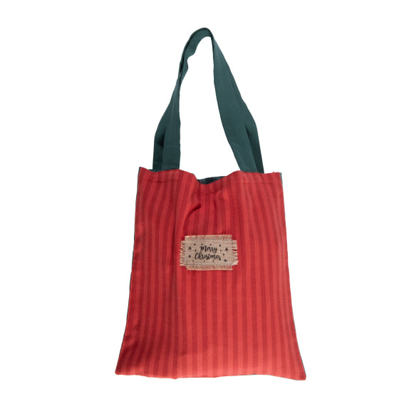 Τσάντα Αγορών Nef-Nef Straight To Christmas Red/Green...