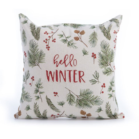 Χριστουγεννιάτικο Διακοσμητικό Μαξιλάρι Nef-Nef Hello Winter Multi 30x45