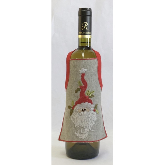 F&L 22X15 Γραβατοποδια Χριστ/Κο Αι Βασιλης Καμβας Γκρι