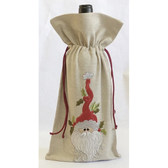 F&L 17X32 Θηκη Κρασιου Πουγκι Χριστ/Κο Αι Βασιλης Ntani Mpez