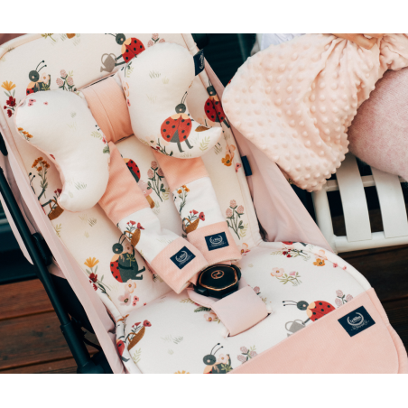 Βρεφικό Μαξιλάρι La Millou Organic Jersey Angel's Wings Mirella Powder Pink