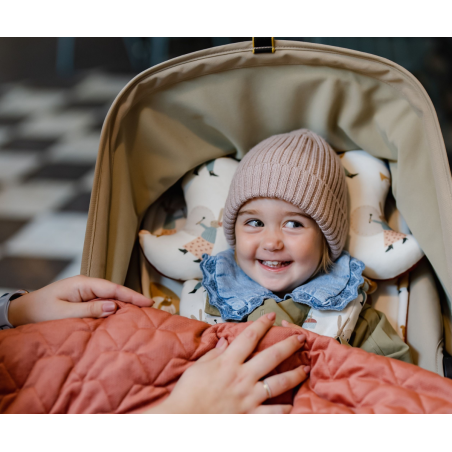 Βρεφικό Μαξιλάρι La Millou Organic Jersey Angel's Wings Pierre the Dog Sand