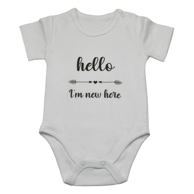 Βρεφικό φορμάκι με στάμπα Bebe Stars Baby Άσπρο...