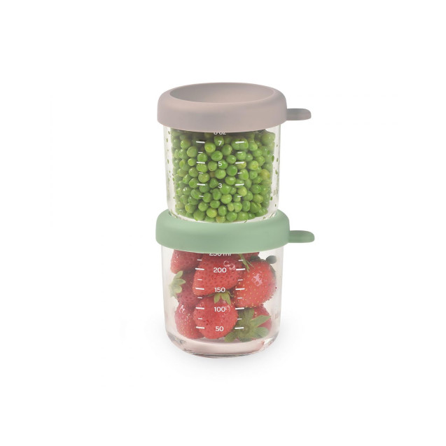 Γυάλινα Δοχεία Αποθήκευσης Φαγητού 2τεμ 250ml...