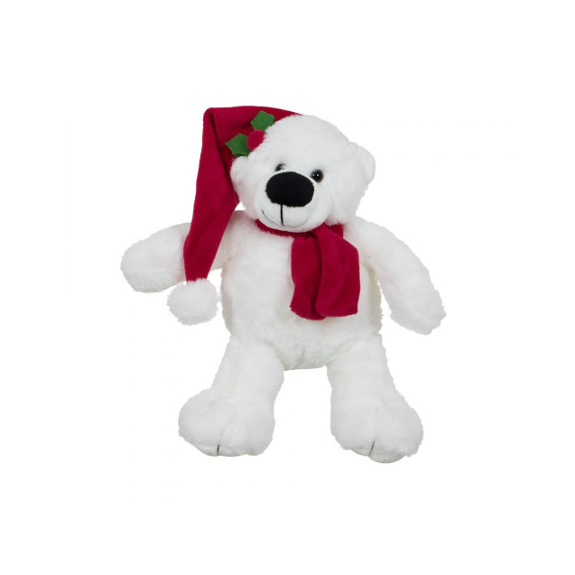 Λούτρινο Manon Des Pres White Santa Bear 25cm...