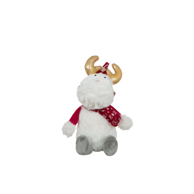 Λούτρινο Manon Des Pres White Santa Deer 30cm...