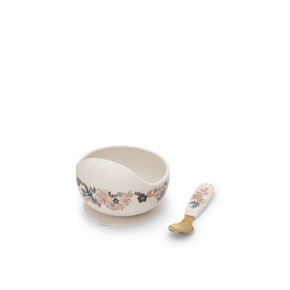 Σετ Φαγητού Με Αντιολισθιτική Βάση Elodie blue garden...