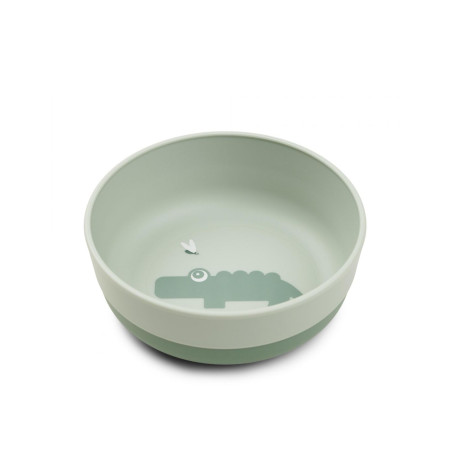 Παιδικό Μπωλ Με Αντιολισθιτική Βάση Happy Clouds Green BR77711