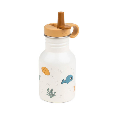 Παγουρίνο Ανοξείδωτο Done By Deer Sea Friends Beige 350ml BR77029