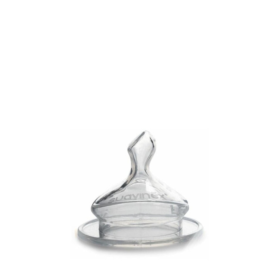 Θηλή Σιλικόνης Ανατομική  Γρήγορη Ροή +6μ 2τμχ Suavinex