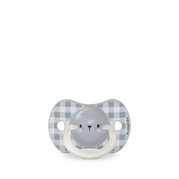 Πιπίλα Φυσιολογική SX PRO Σιλικόνη Night&ampDay 0-6μ Bear...