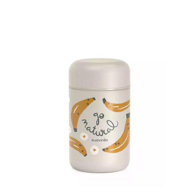 Θερμός Φαγητού 400ml Go Natural Banana Suavinex