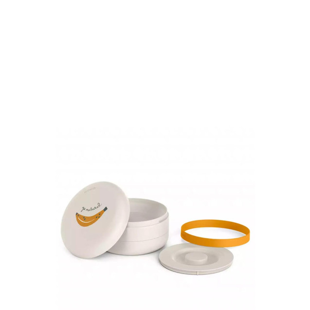 Σετ Πιάτα φαγητού ταξιδιου +4μ Banana Suavinex