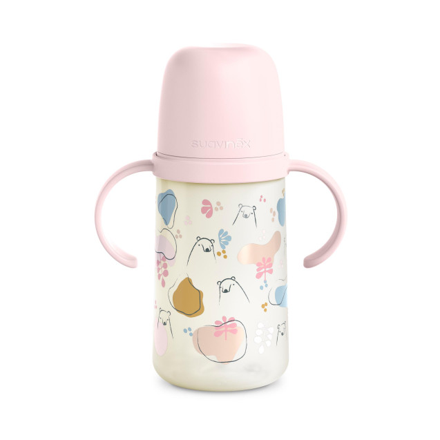 Μπουκάλι Εκπαιδευτικό με λαβές 270ml +6μ BEAR...