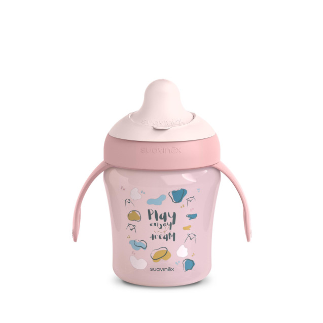 Ποτήρι Εκπαιδευτικό με λαβές 200ml +6μ BEAR...