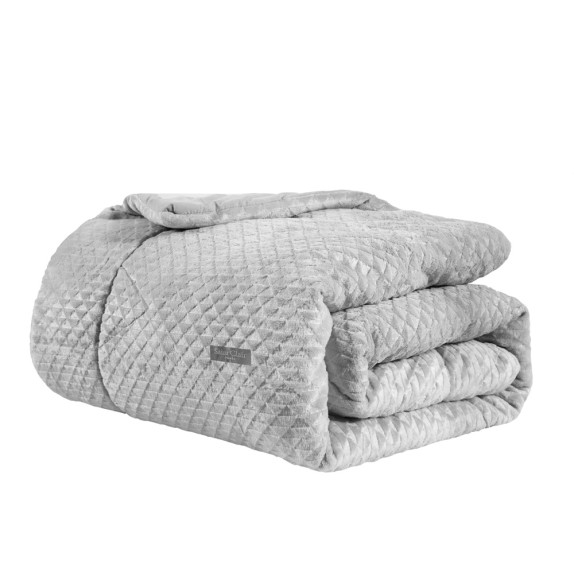 Κουβερτοπάπλωμα Υπέρδιπλο Saint Clair Baroque Silver 220x240