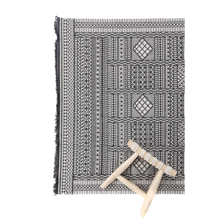 Χαλί Royal Carpet Casa Cotton BLACK 22094 127x190