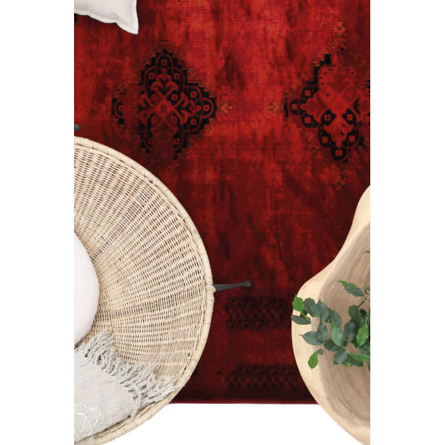 Χαλί Royal Carpet Afgan 9870H RED 100x160